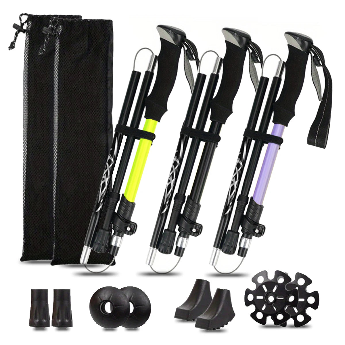 Ultralight Aluminum Trekking Pole for Hiking and Mountaineering