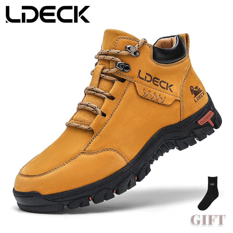 Men's Outdoor Hiking Boots for Camping and Mountain Adventures