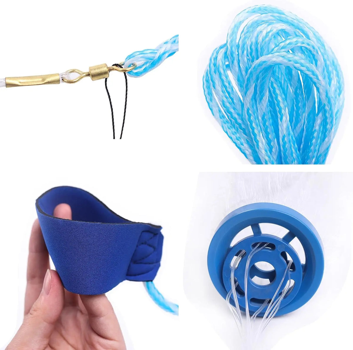 Retractable Monofilament Fishing Net for Freshwater and Saltwater Fishing