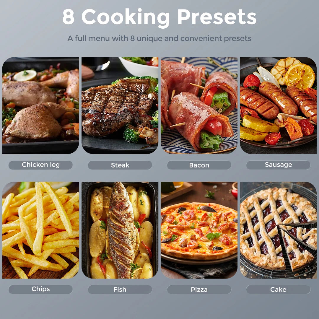 Sejoy 8 In 1 Ceramic Air Fryer With Precision Heating