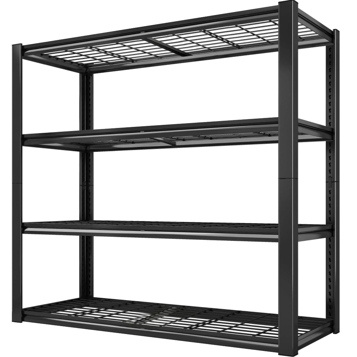Sarenzoon Heavy Duty Four Shelf Metal Garage Storage Rack