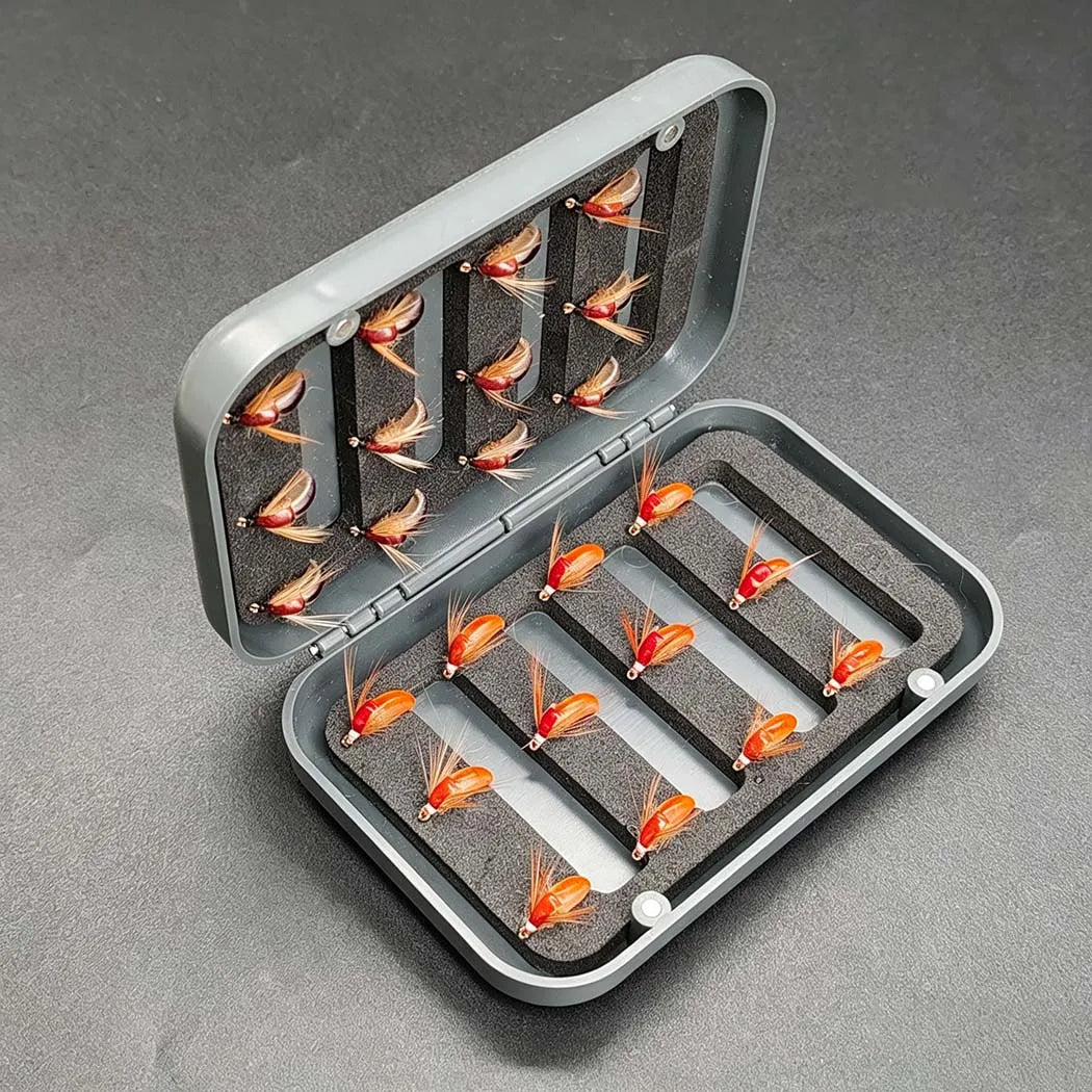 Wet Dry Fly Fishing Lure Set With Nymphs For Trout and Bass
