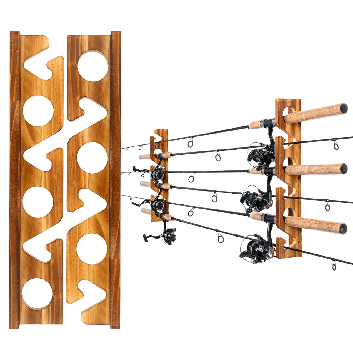 Ghosthorn Fishing Rod Rack Ceiling Mount Storage Organizer