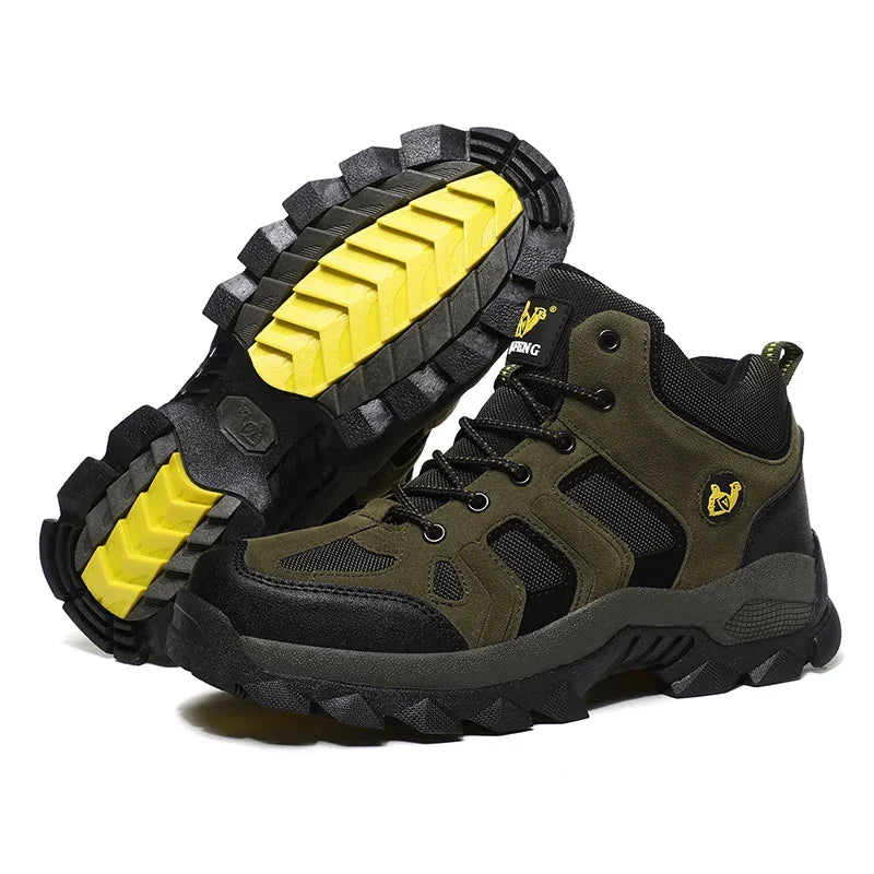 Unisex Breathable Lace Up Hiking Boots For Outdoor Trails