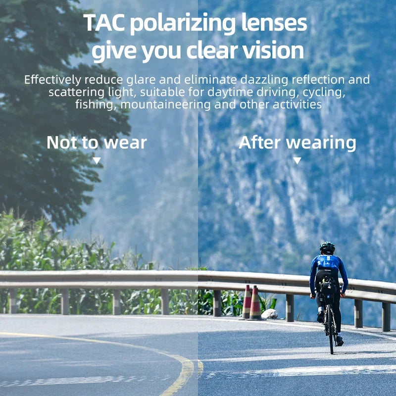 ROCKBROS UV400 Polarized Cycling Sunglasses for Outdoor Sports