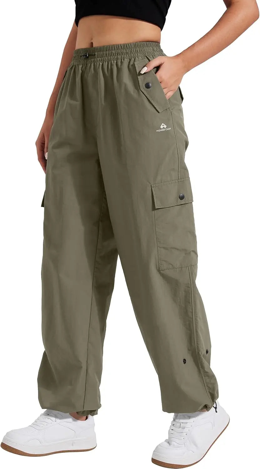 Pioneer Camp Women's Quick Dry Cargo Hiking Pants Adjustable Cuffs