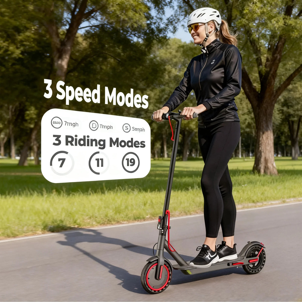 LADPED Folding Electric Scooter for Adult Urban Commuting