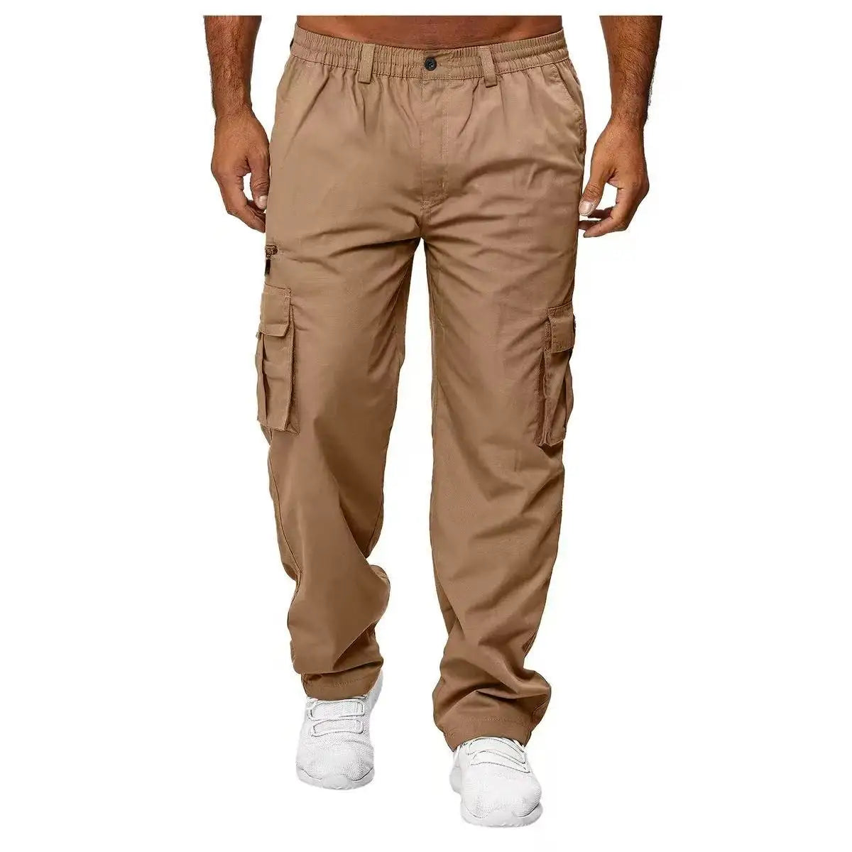 Mens Flex Stretch Cargo Pants For Casual Everyday Wear