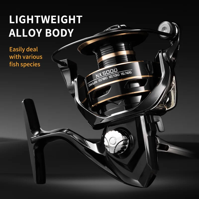 J-BARZILLAI NX Metal Spinning Fishing Reel With High Speed Drag