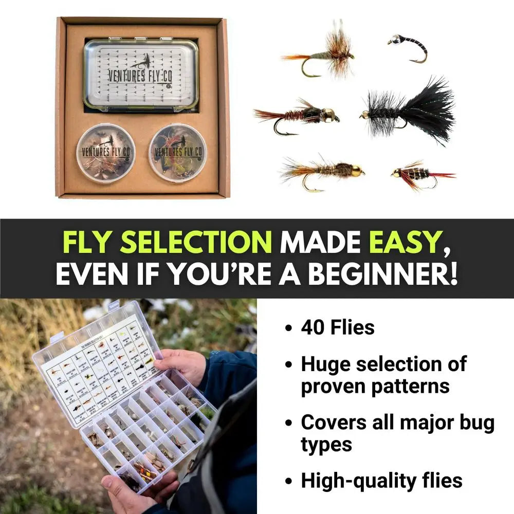 Weekend Warrior Fly Fishing Starter Package With Complete Gear Combo