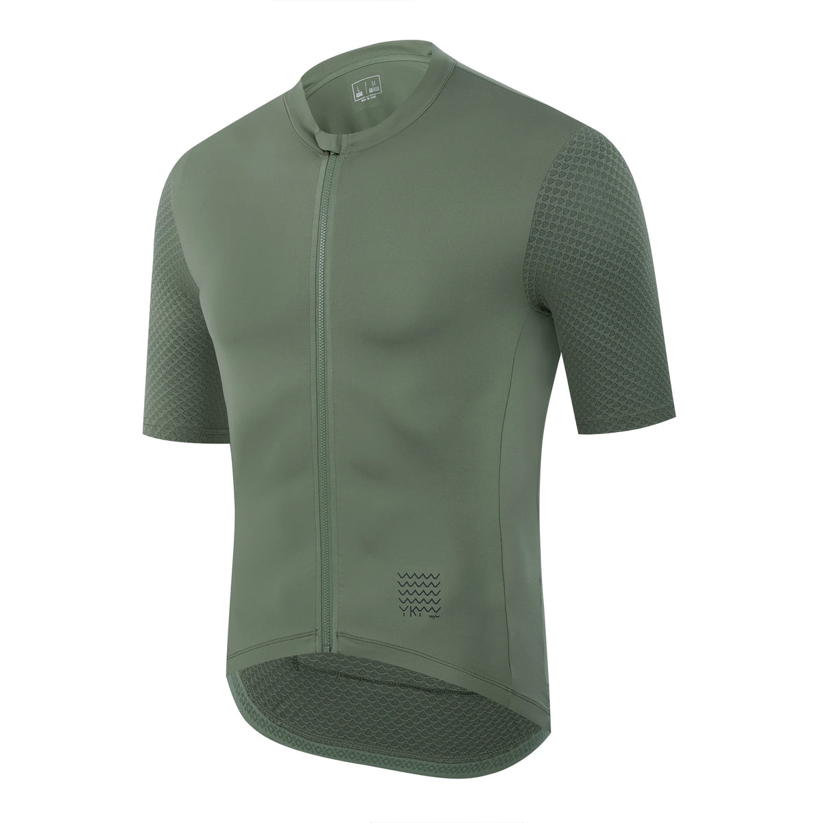 YKYWBIKE Mens Breathable Cycling Jersey With UV Protection Short Sleeve