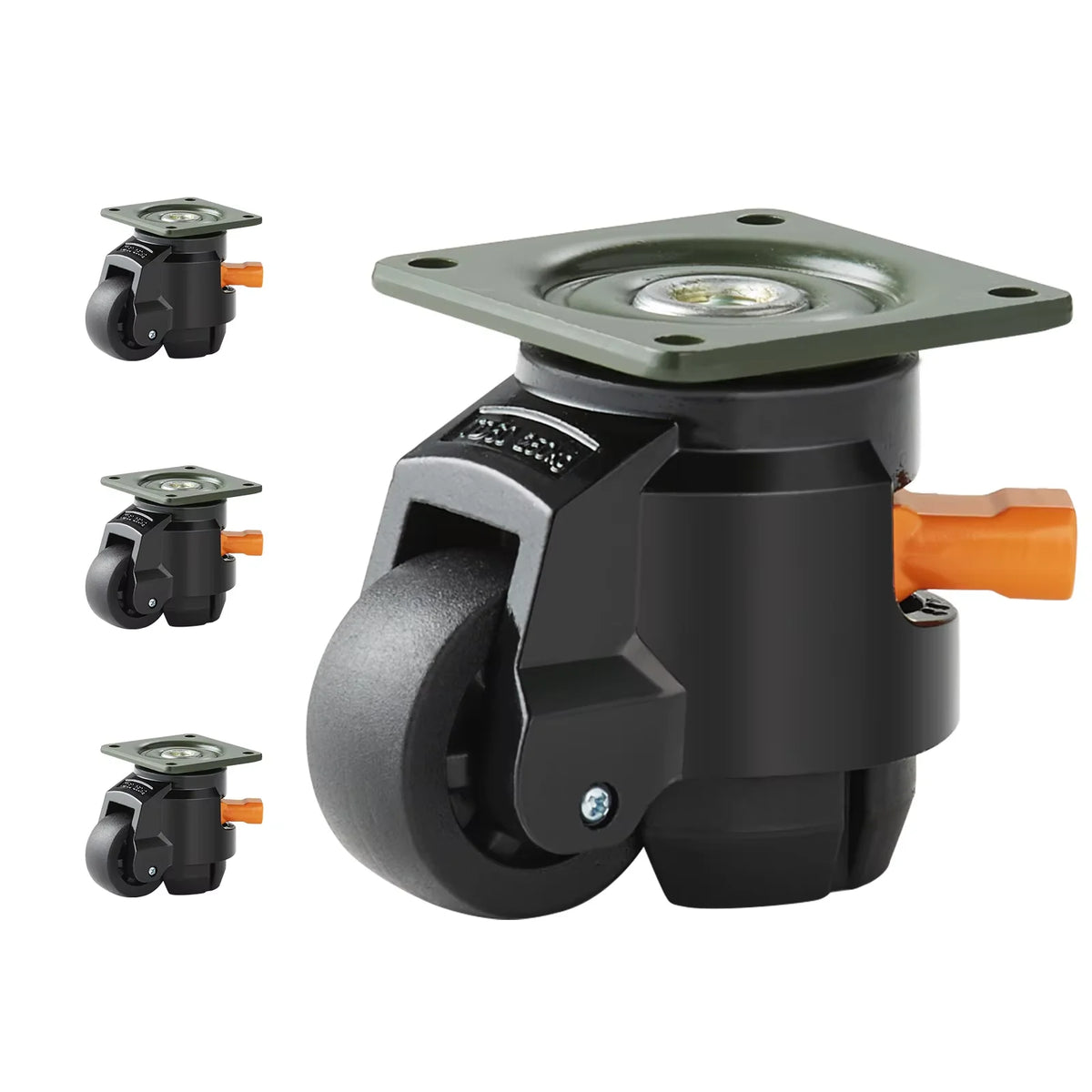SucceBuy Heavy Duty Leveling Casters with Adjustable Feet for Workbenches