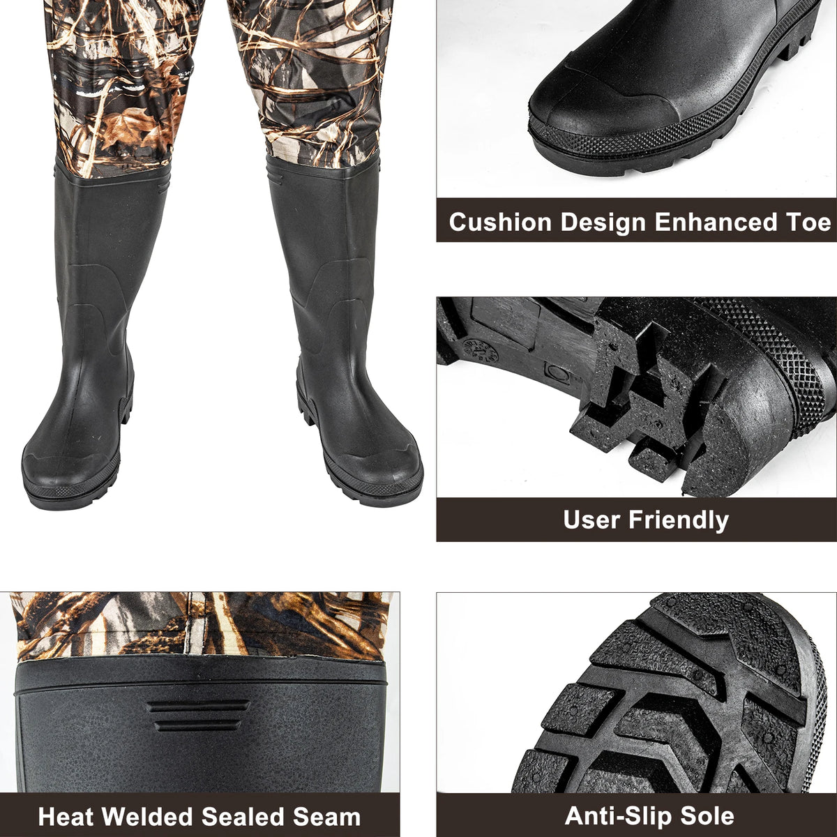 Night Cat Waterproof Fishing and Hunting Chest Waders