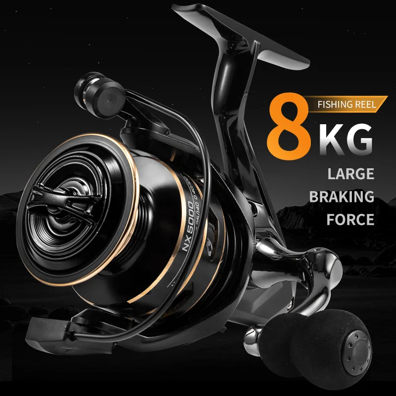 J-BARZILLAI NX Metal Spinning Fishing Reel With High Speed Drag