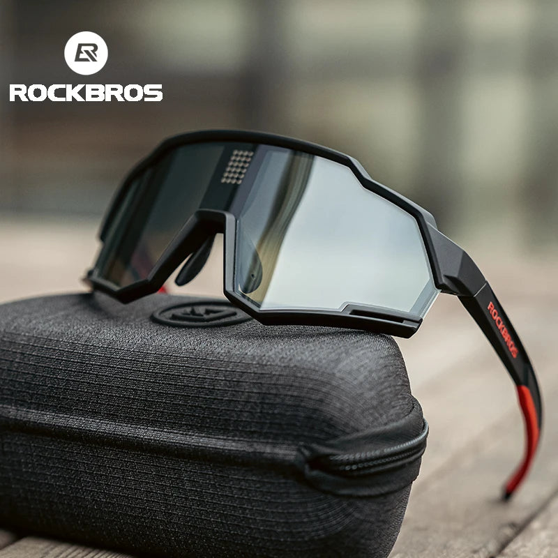 ROCKBROS Polarized Photochromic Cycling Glasses With UV400 Protection