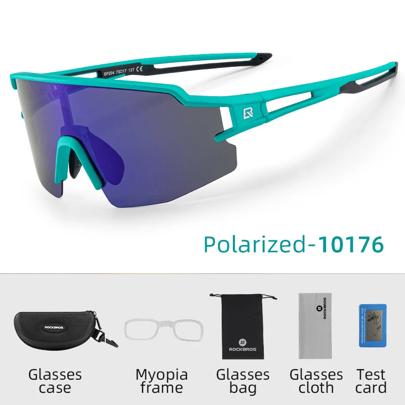 ROCKBROS UV400 Polarized Cycling Sunglasses for Outdoor Sports