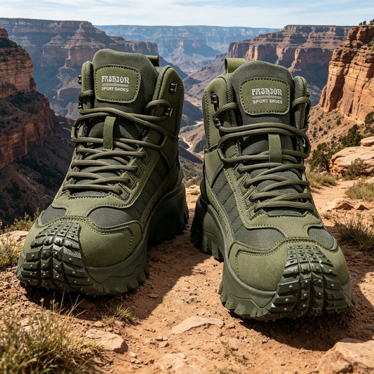 Lightweight Outdoor Hiking Boots for Men Walking and Camping