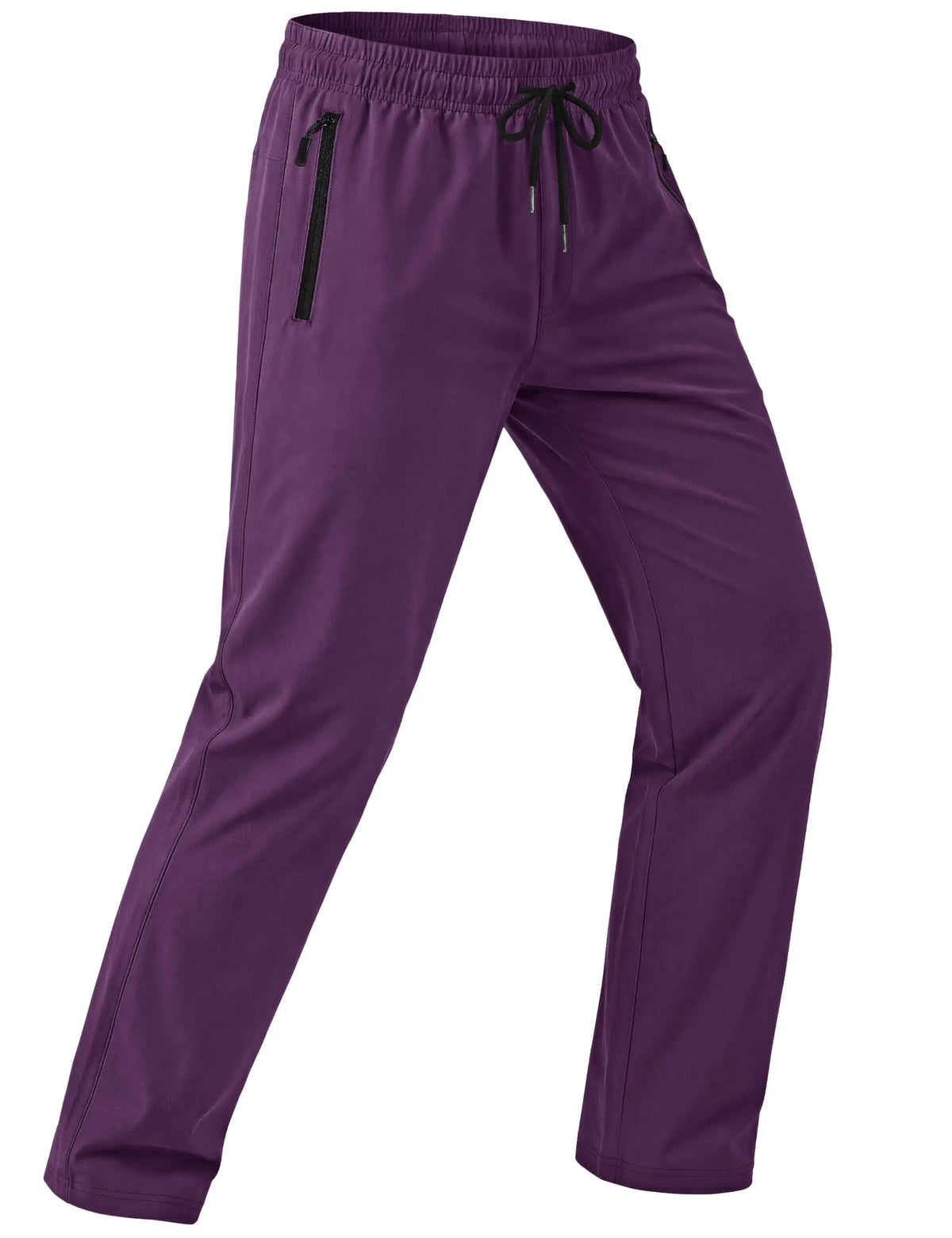 Cavva Men's Quick Dry Stretch Hiking Joggers With Zipper Pockets
