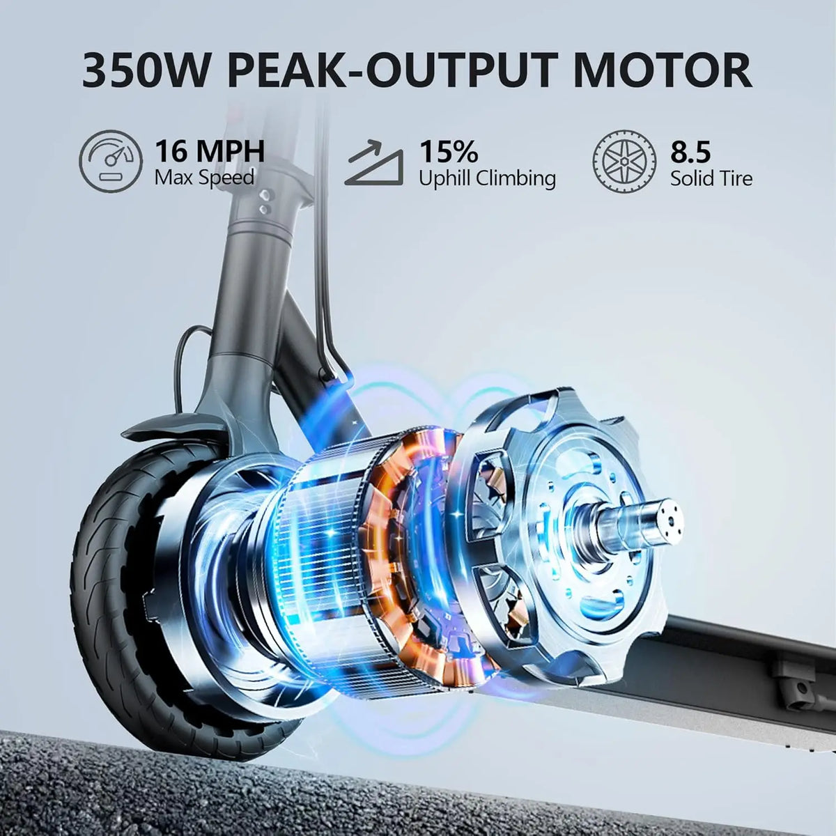 LADPED Folding Electric Scooter for Adult Urban Commuting