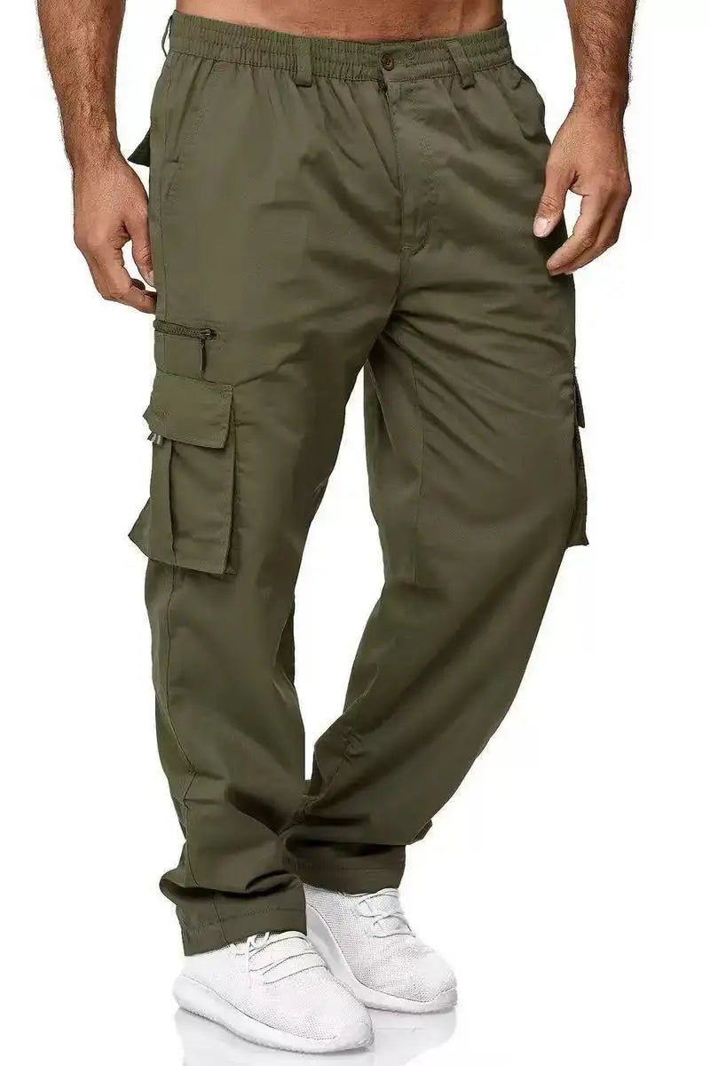 Mens Flex Stretch Cargo Pants For Casual Everyday Wear