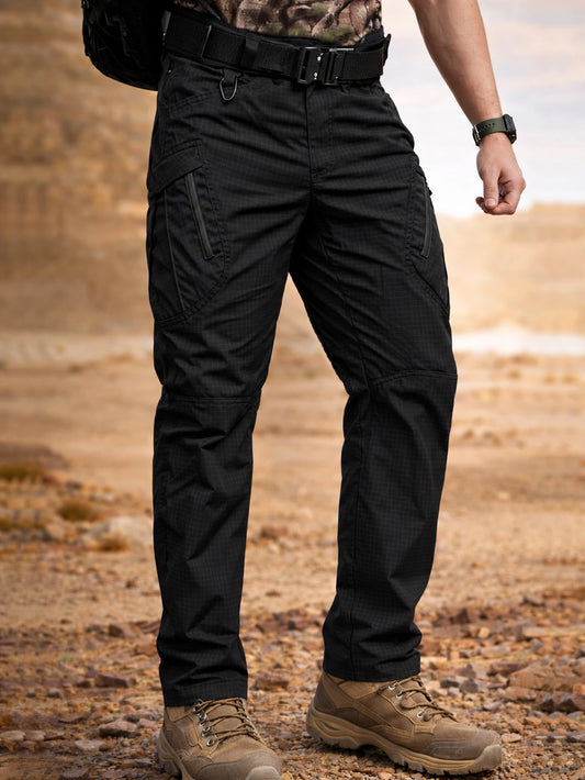 Men's Heavy Duty Tactical Ripstop Cargo Work Pants Water Resistant