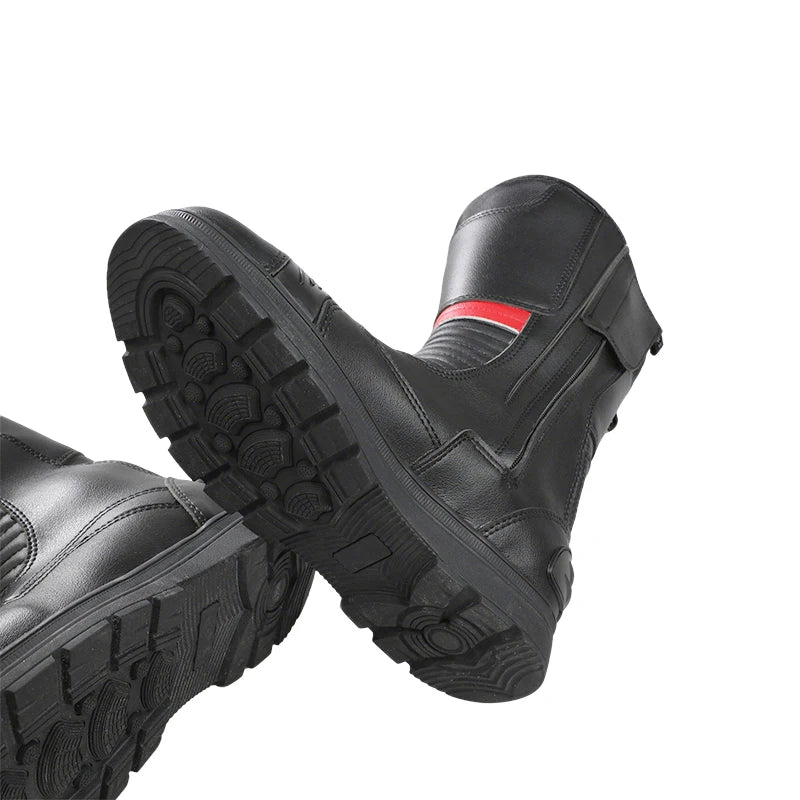 Off Road Motorcycle Riding Boots With Protective Rubber Soles