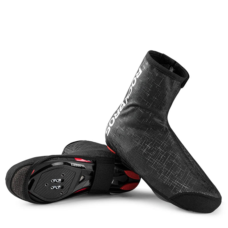 ROCKBROS Waterproof Reflective Cycling Shoe Covers for Road and MTB