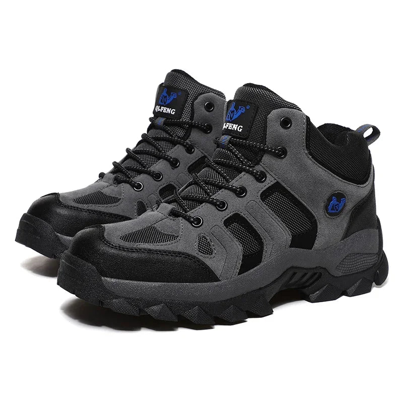 Unisex Breathable Lace Up Hiking Boots For Outdoor Trails