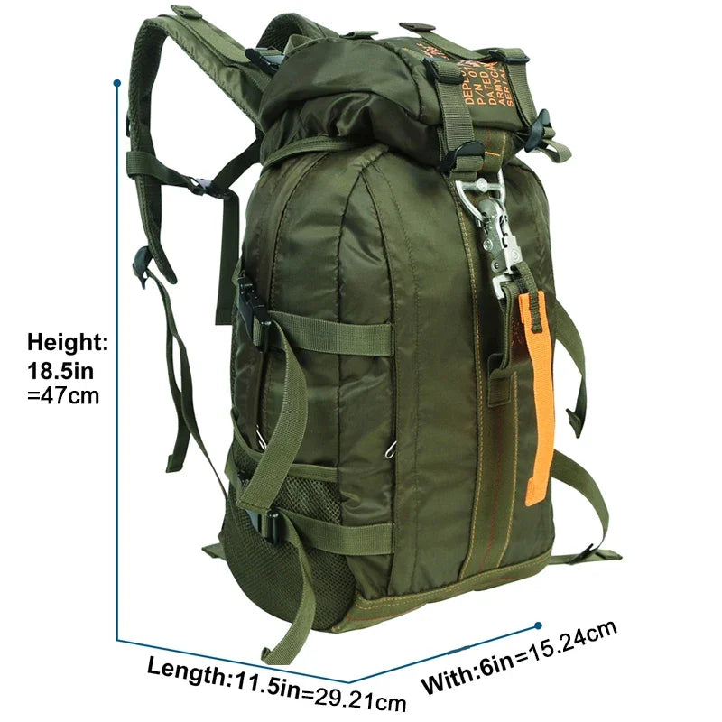 LQARMY Lightweight Waterproof Hiking Backpack for Travel and Camping
