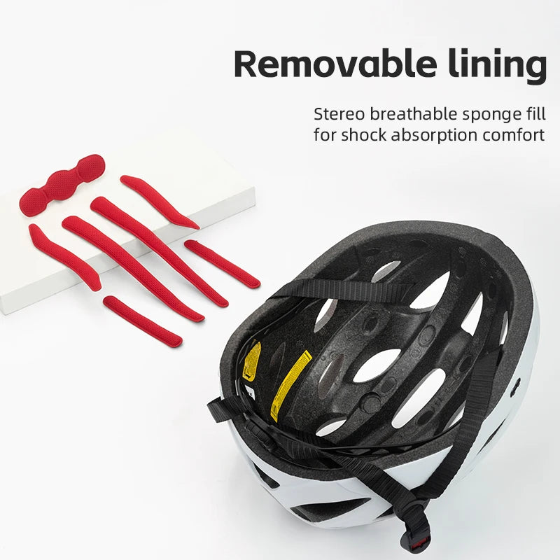 ROCKBROS Integrated Cycling Helmet With Goggles For Road And MTB
