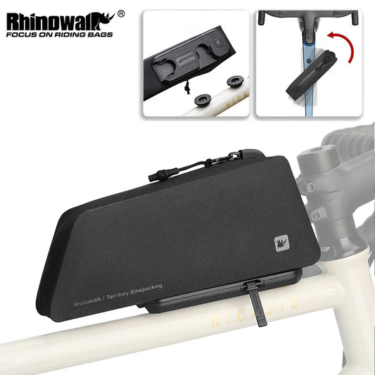 Rhinowalk Waterproof Bicycle Frame Bag With Quick Release Storage