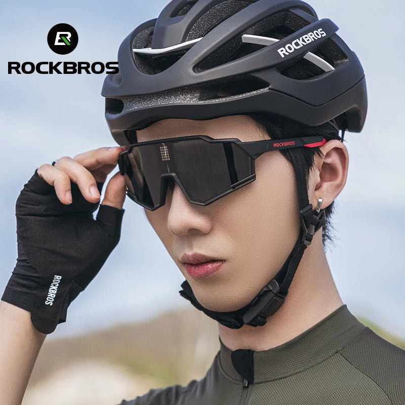 ROCKBROS Polarized Photochromic Cycling Glasses With UV400 Protection