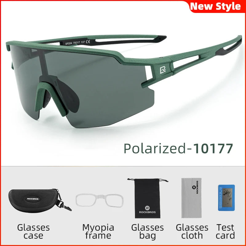ROCKBROS UV400 Polarized Cycling Sunglasses for Outdoor Sports