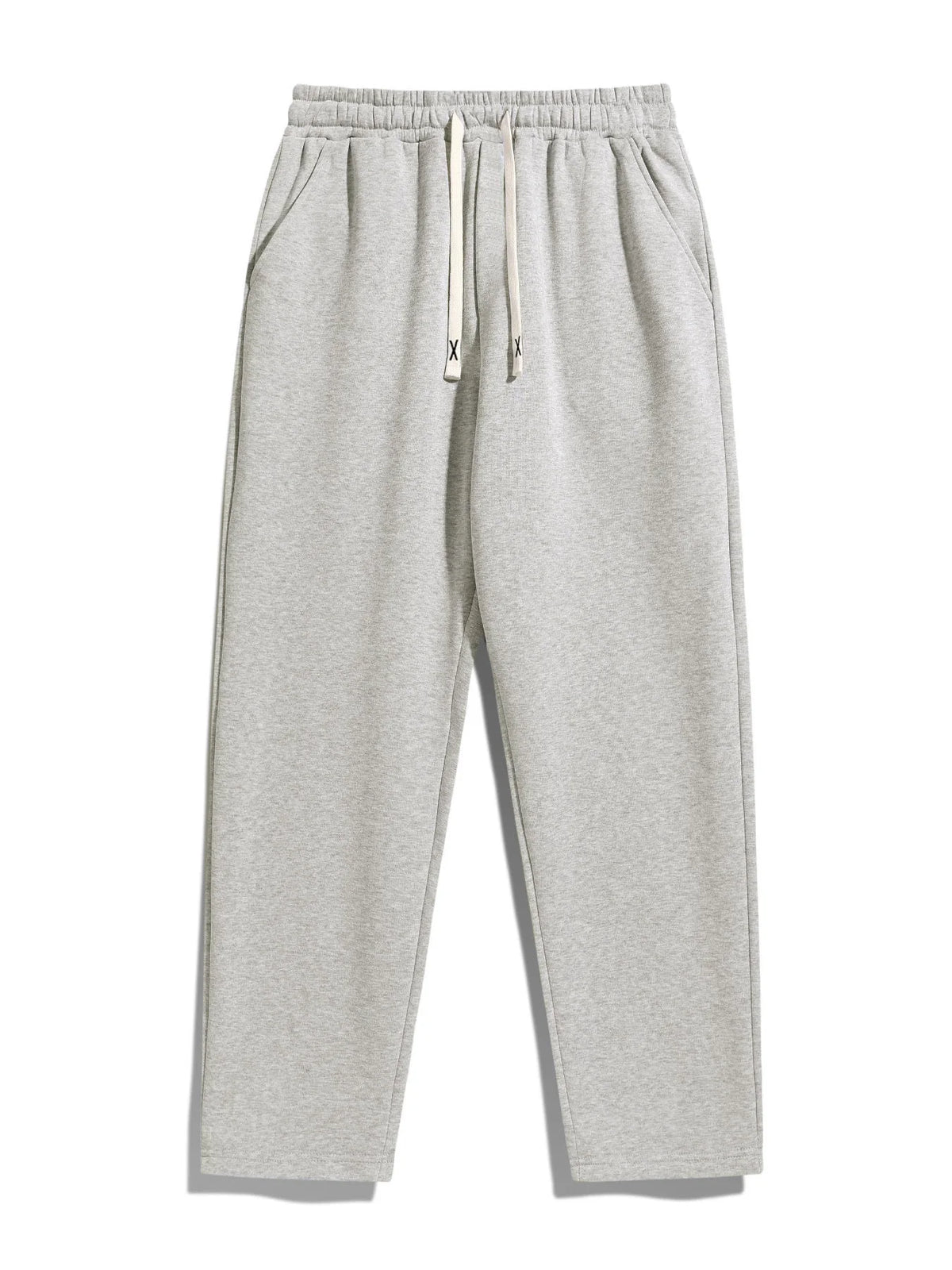 Mens Windproof Breathable Drawstring Straight Leg Pants for Outdoor Hiking