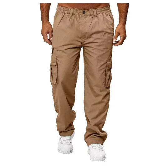 Mens Flex Stretch Cargo Pants For Casual Everyday Wear
