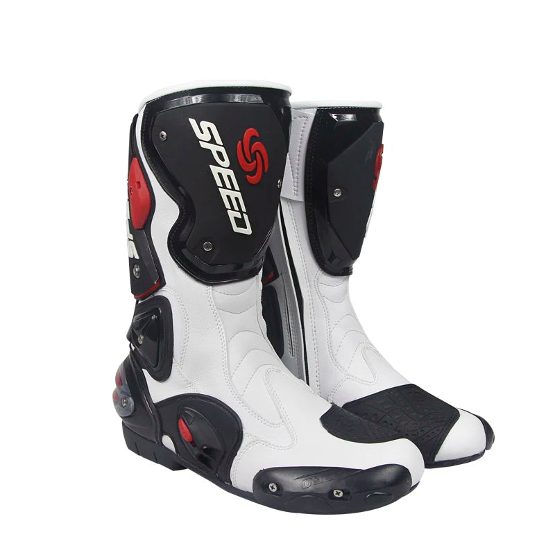 Leather Off Road Motorcycle Riding Boots for Adult Riders