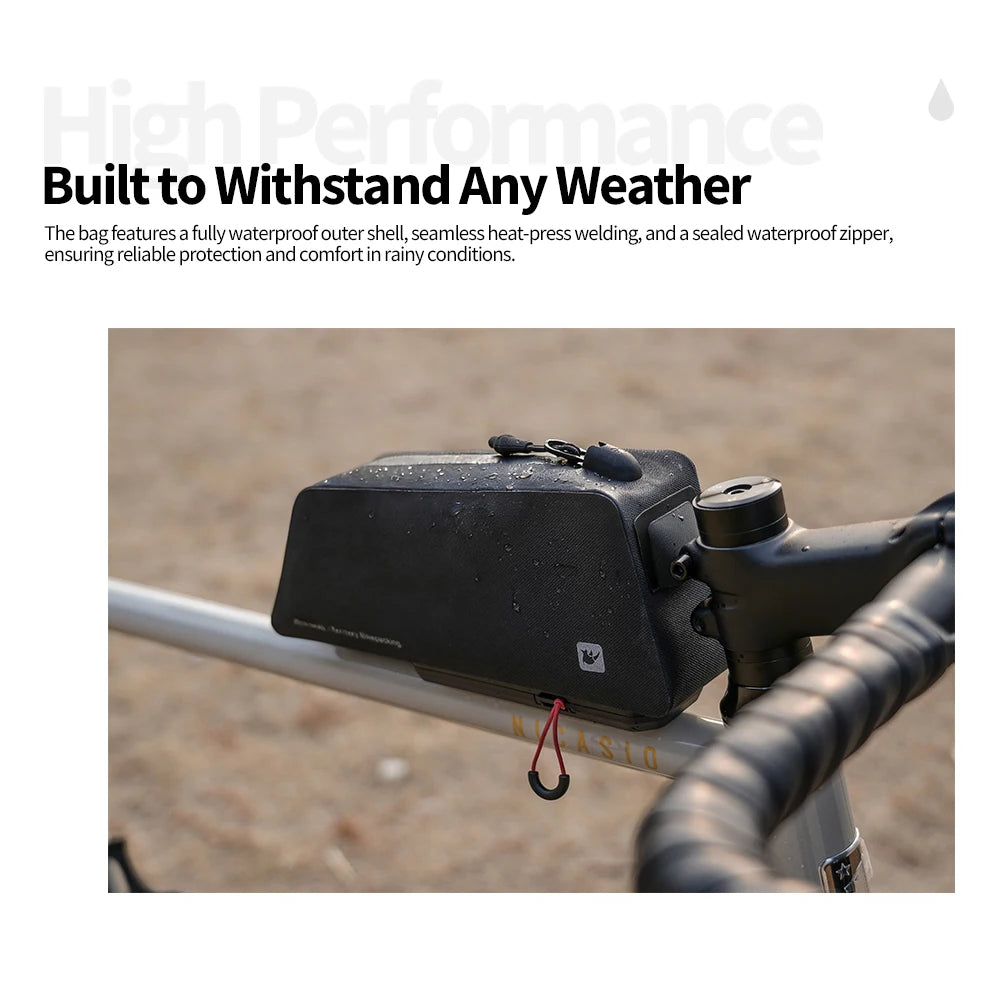 Rhinowalk Waterproof Bicycle Frame Bag With Quick Release Storage