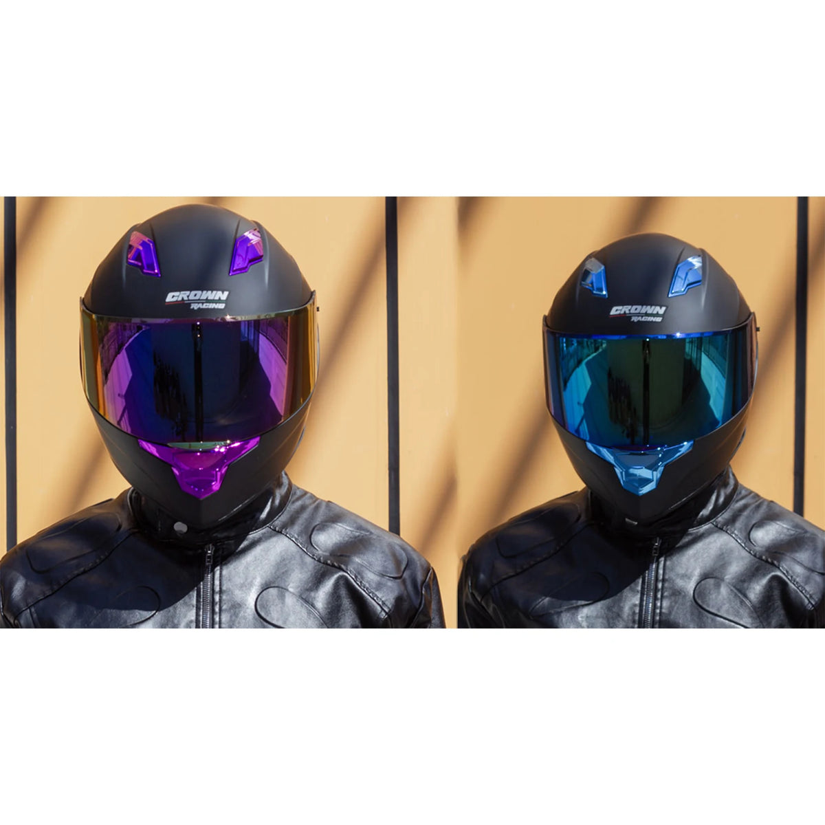 Crown Racing F-700 DOT Certified Full Face Motorcycle Helmet
