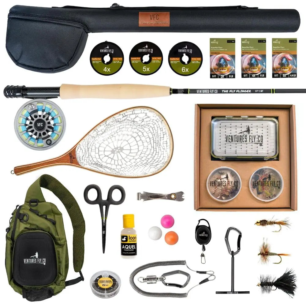 Weekend Warrior Fly Fishing Starter Package With Complete Gear Combo