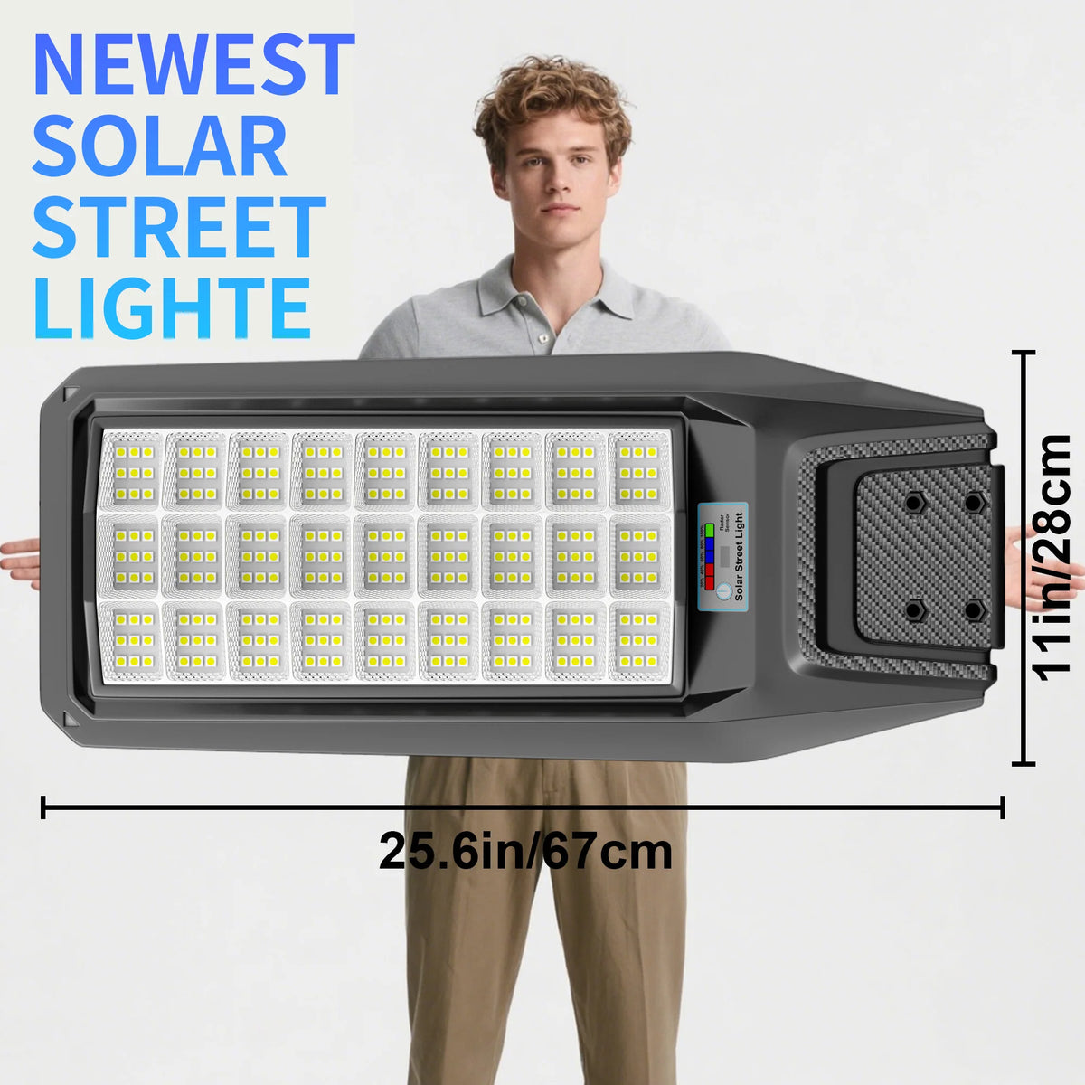 Waterproof Solar Security Light With Motion Sensor Remote Control