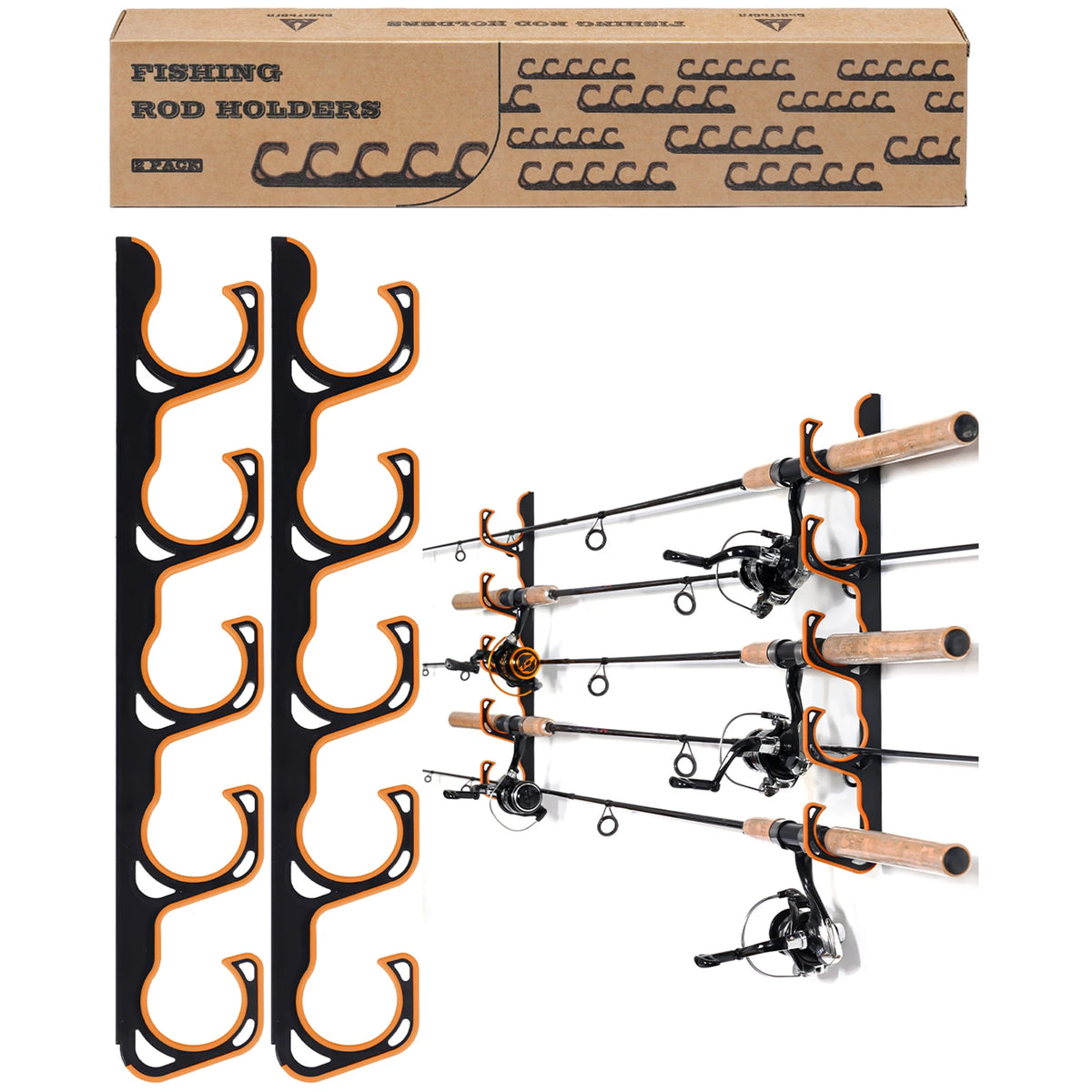 Ghosthorn Adjustable Portable Fishing Rod Holder for Boats and Kayaks