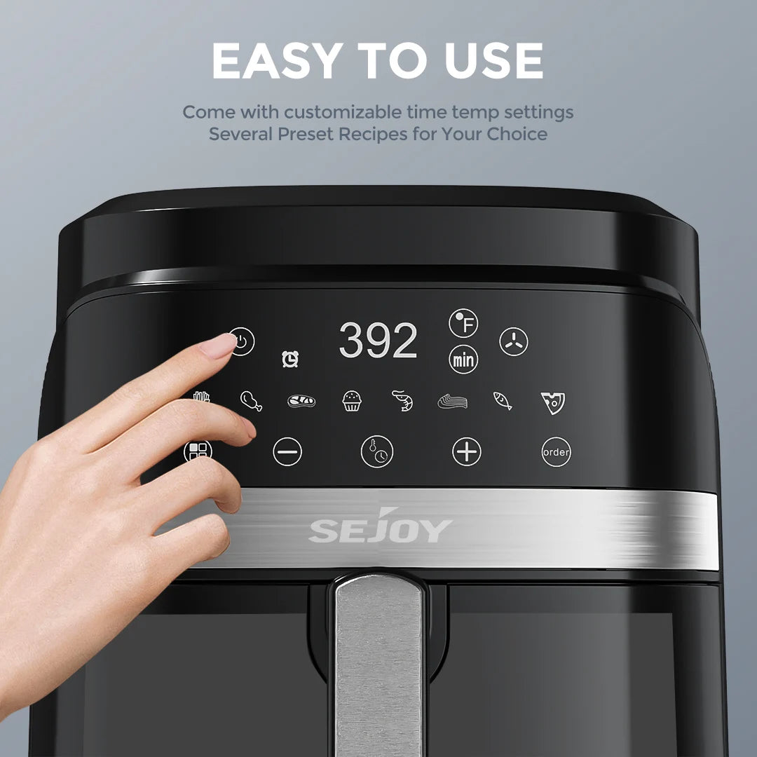Sejoy 8 In 1 Ceramic Air Fryer With Precision Heating