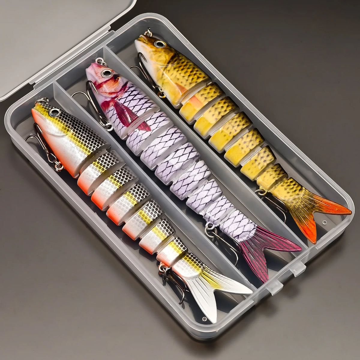 ANFS Multi Jointed Slow Sinking Swimbait Fishing Lure