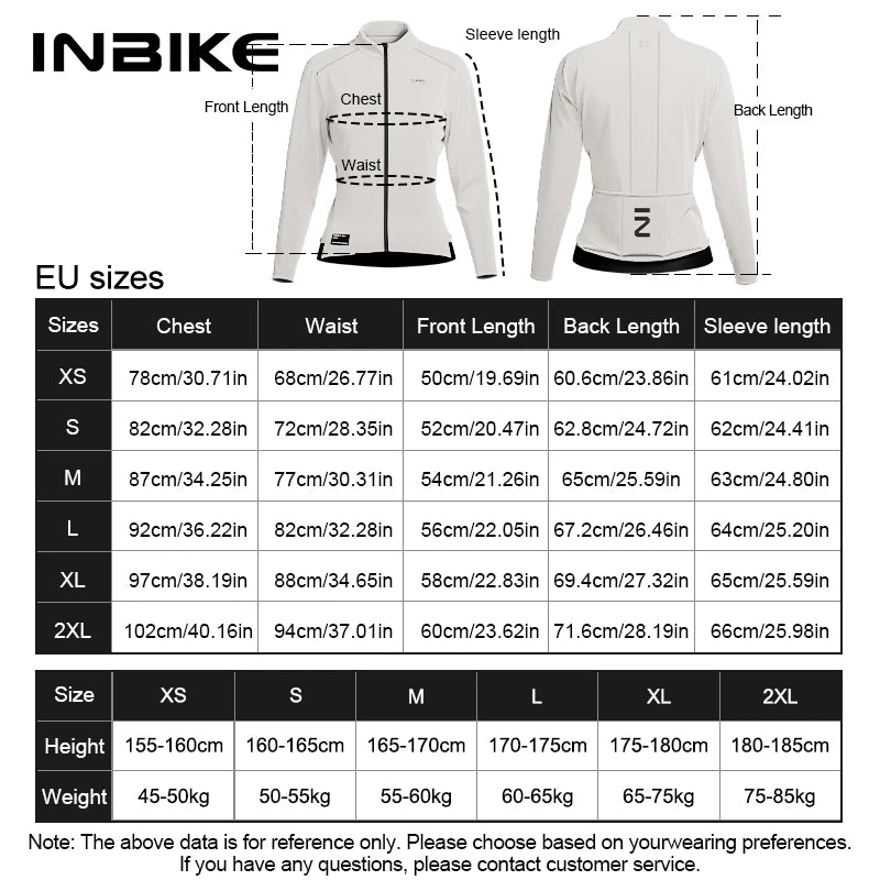 INBIKE Women's Thermal Fleece Cycling Jersey for Winter Mountain Biking