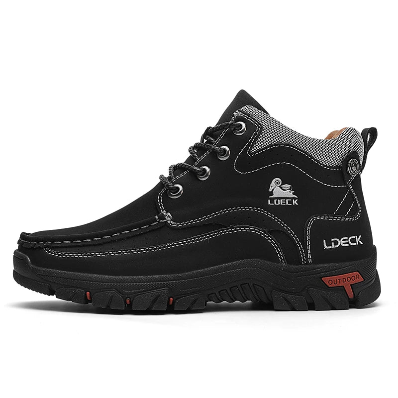 Men's Ankle Hiking Boots for Outdoor Camping and Mountain Trails
