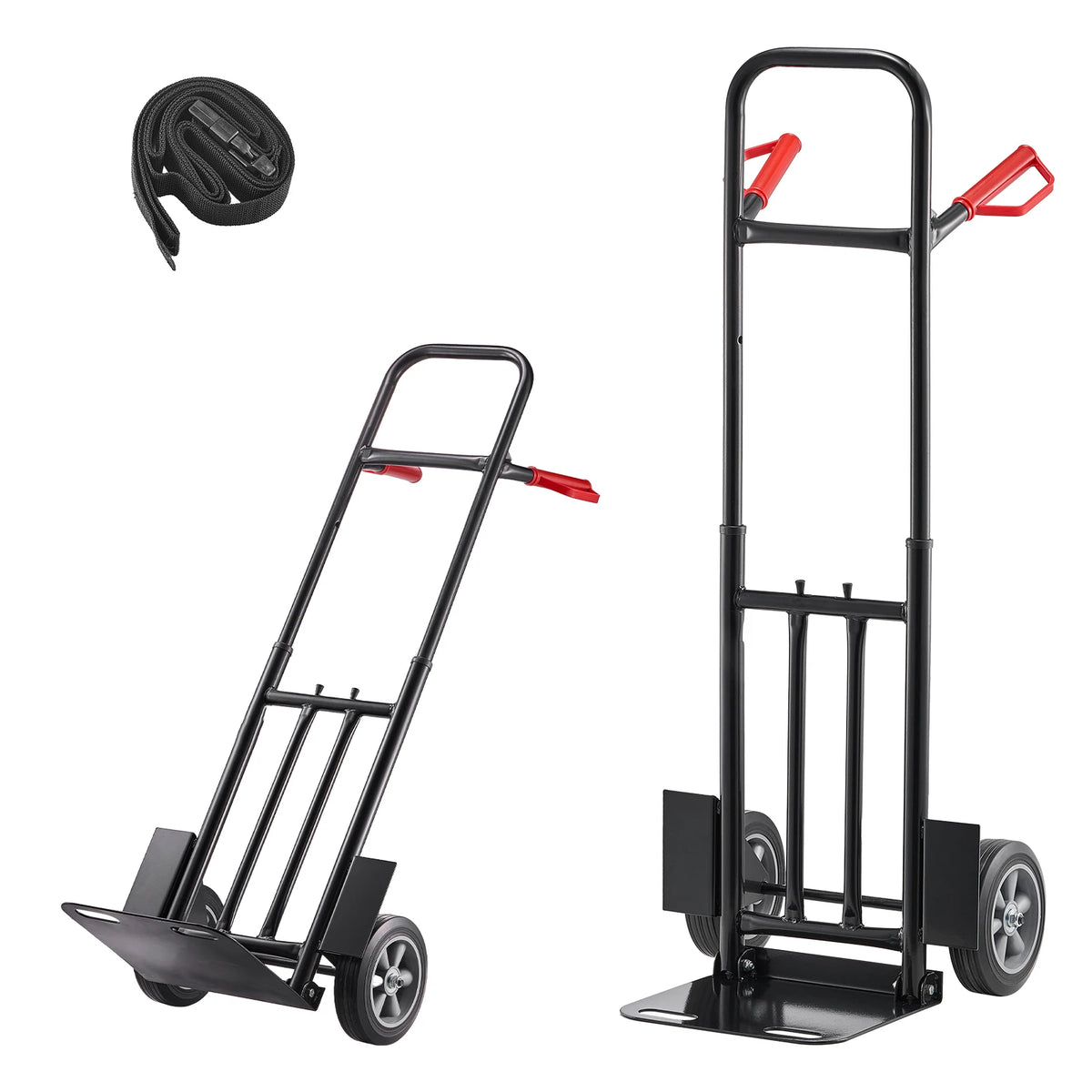 SucceBuy Heavy Duty 600 Pound Capacity Hand Truck With Wheels