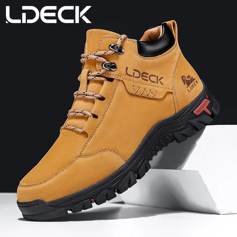 Men's Outdoor Hiking Boots for Camping and Mountain Adventures