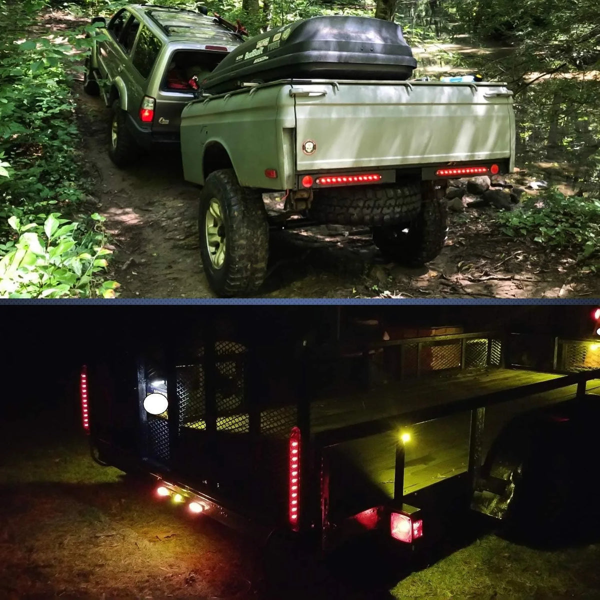 Nilight LED Trailer Light Bar for Stop Turn Brake Signals