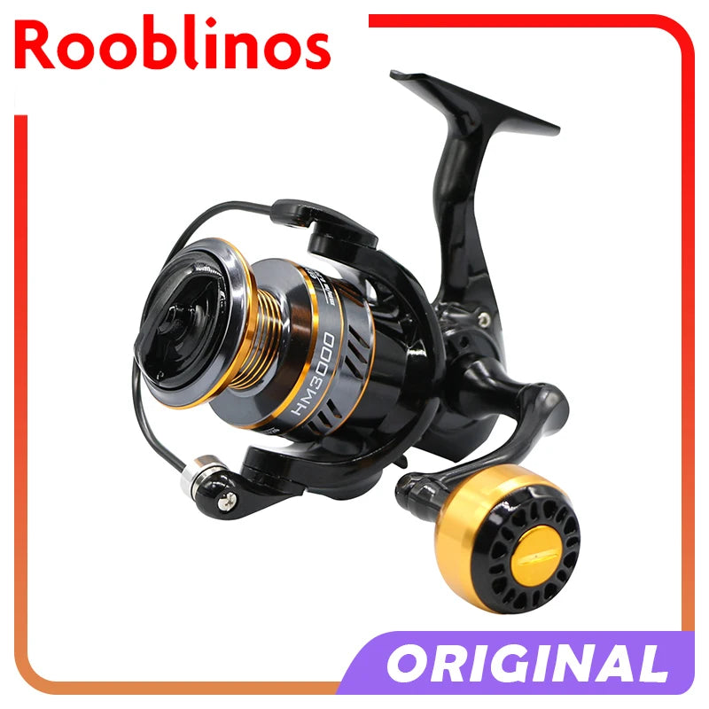 Rooblinos Metal Spinning Fishing Reel With 10KG Max Drag Power