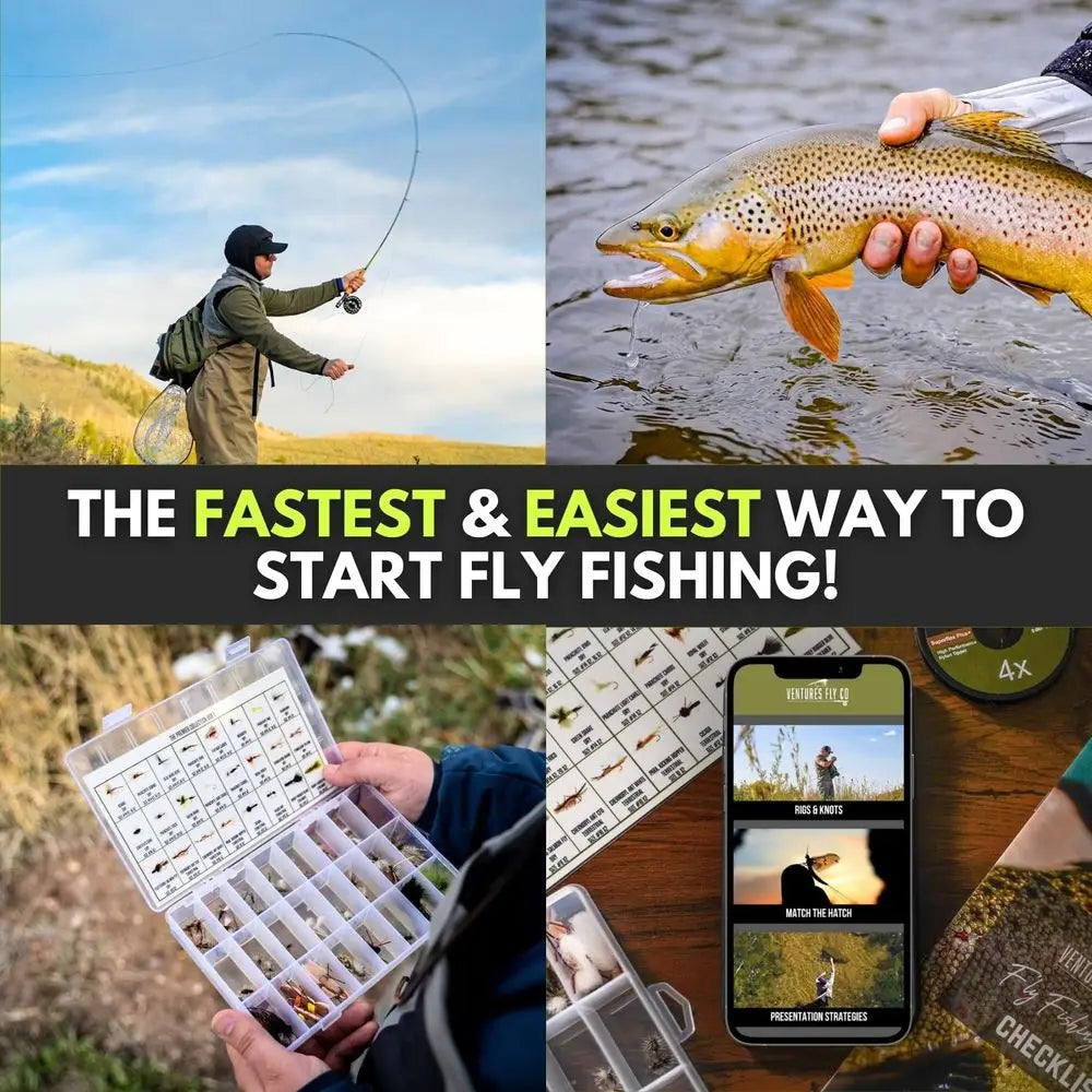 Weekend Warrior Fly Fishing Starter Package With Complete Gear Combo